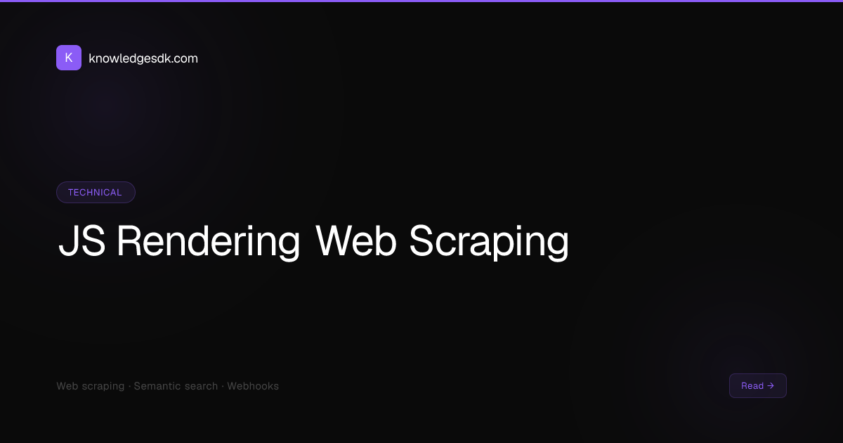 How to Scrape JavaScript-Rendered Pages in 2026 (SPA, React, Vue)